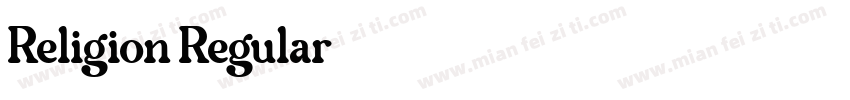 Religion Regular字体转换